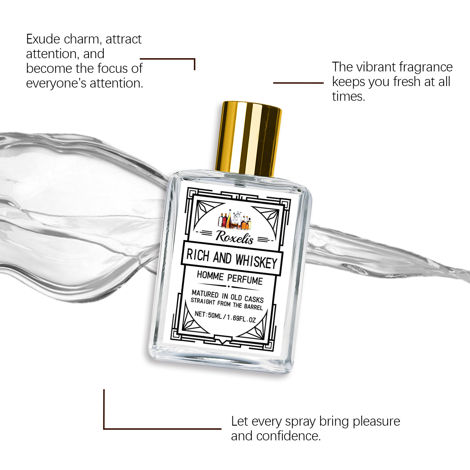 Perfume Roxelis Charm Whisky p - Vanilla Perfume Oil reseña y precio